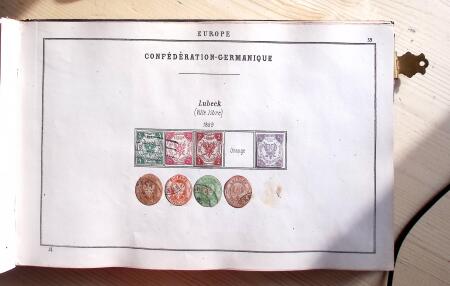 1840-1863, Old-time all-world collection in an old