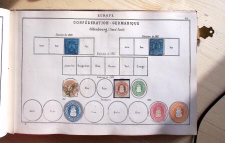 1840-1863, Old-time all-world collection in an old