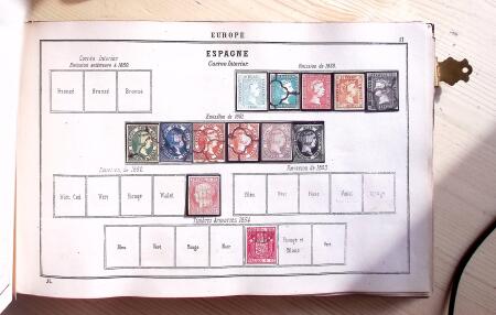 1840-1863, Old-time all-world collection in an old