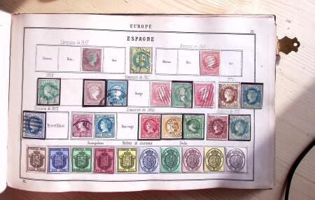 1840-1863, Old-time all-world collection in an old