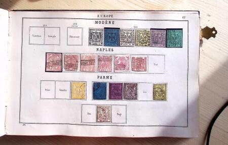 1840-1863, Old-time all-world collection in an old