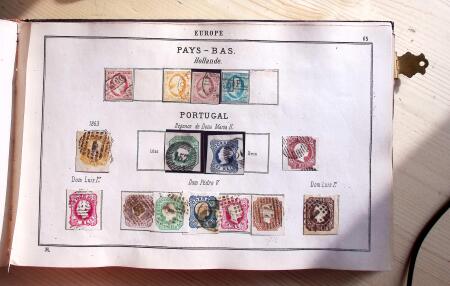 1840-1863, Old-time all-world collection in an old