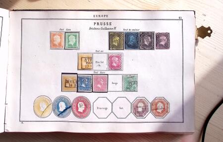 1840-1863, Old-time all-world collection in an old