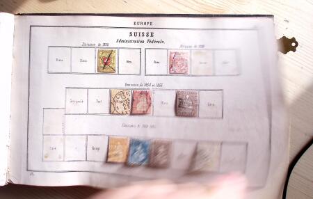 1840-1863, Old-time all-world collection in an old