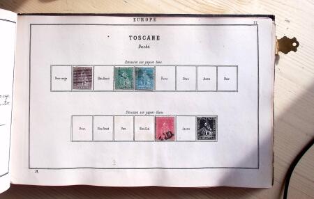 1840-1863, Old-time all-world collection in an old