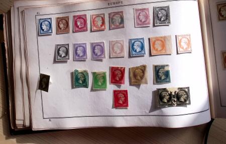 1840-1863, Old-time all-world collection in an old