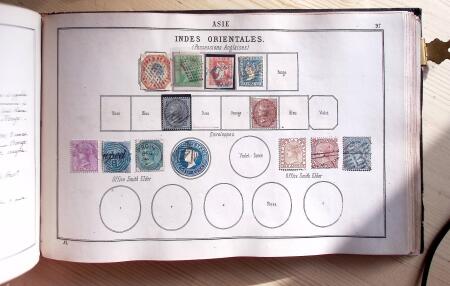 1840-1863, Old-time all-world collection in an old