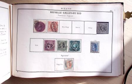 1840-1863, Old-time all-world collection in an old