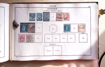 1840-1863, Old-time all-world collection in an old