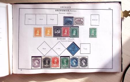 1840-1863, Old-time all-world collection in an old