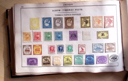 1840-1863, Old-time all-world collection in an old