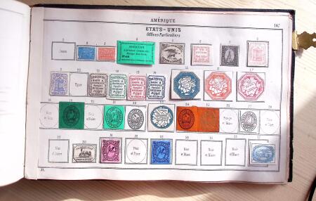 1840-1863, Old-time all-world collection in an old