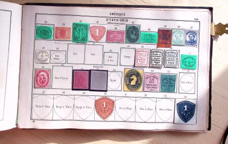 1840-1863, Old-time all-world collection in an old