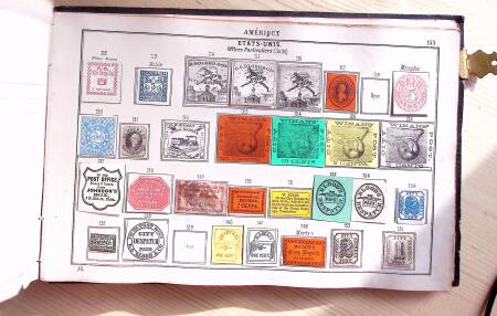 1840-1863, Old-time all-world collection in an old