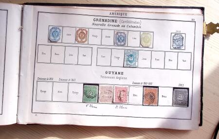1840-1863, Old-time all-world collection in an old