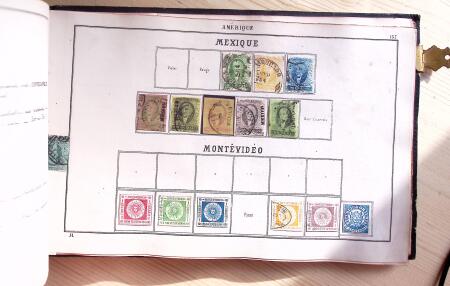 1840-1863, Old-time all-world collection in an old