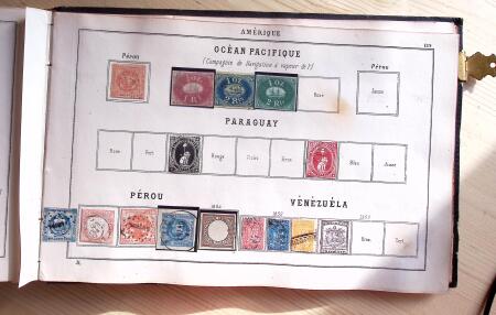 1840-1863, Old-time all-world collection in an old