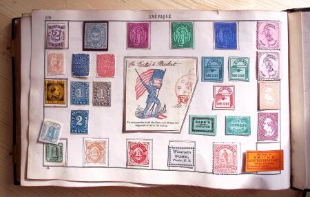 1840-1863, Old-time all-world collection in an old