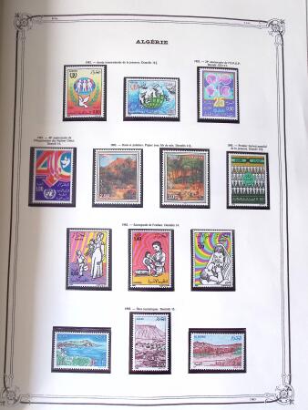 Collection d'ALGERIE 1924-1986 en neuf, très avancé,