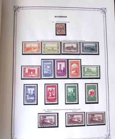 Collection d'ALGERIE 1924-1986 en neuf, très avancé,