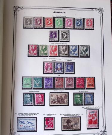 Collection d'ALGERIE 1924-1986 en neuf, très avancé,