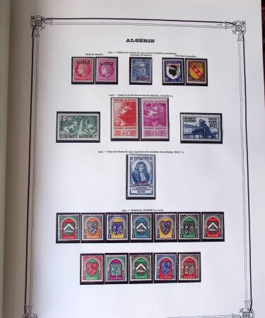 Collection d'ALGERIE 1924-1986 en neuf, très avancé,