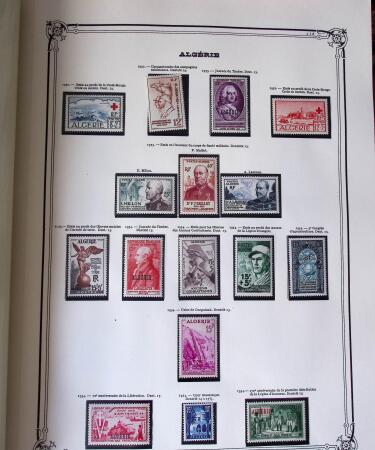Collection d'ALGERIE 1924-1986 en neuf, très avancé,