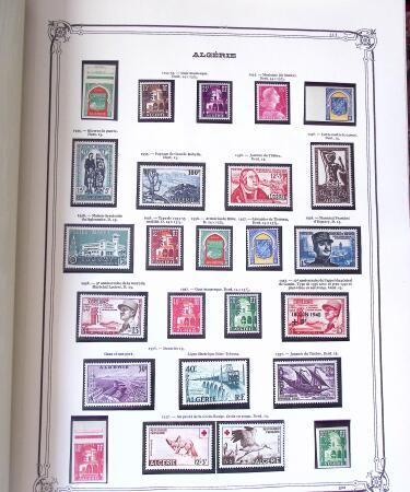 Collection d'ALGERIE 1924-1986 en neuf, très avancé,