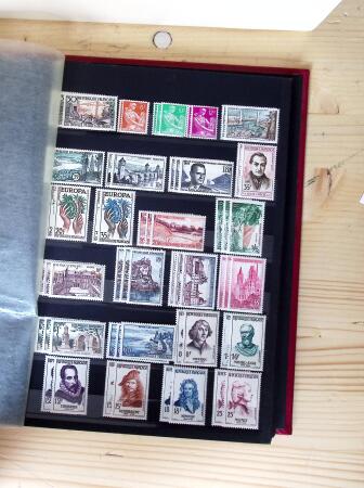 1943-1999, Stock de timbres neufs de France (jusqu'à