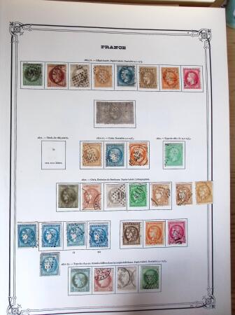 1849-1984, Collection de neufs et oblitérés, centrée