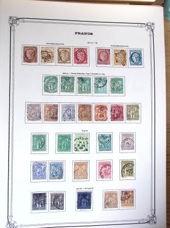 1849-1984, Collection de neufs et oblitérés, centrée