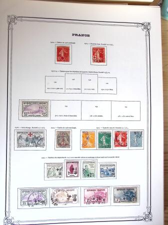 1849-1984, Collection de neufs et oblitérés, centrée