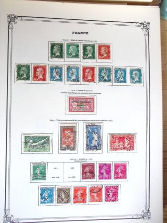 1849-1984, Collection de neufs et oblitérés, centrée