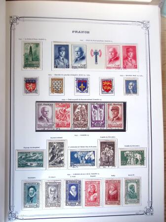 1849-1984, Collection de neufs et oblitérés, centrée