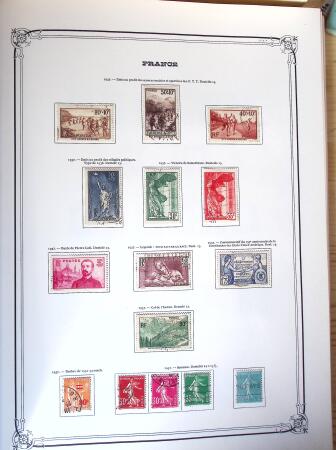 1849-1984, Collection de neufs et oblitérés, centrée