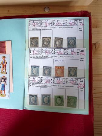 1849-1984, Collection de neufs et oblitérés, centrée