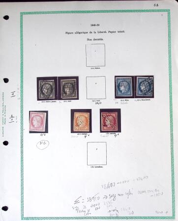 1849-1876, collection sur pages d'album de classiques