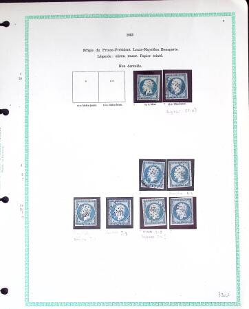 1849-1876, collection sur pages d'album de classiques