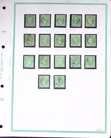 1849-1876, collection sur pages d'album de classiques
