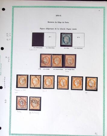 1849-1876, collection sur pages d'album de classiques