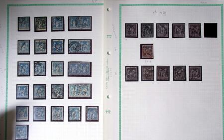 1849-1876, collection sur pages d'album de classiques