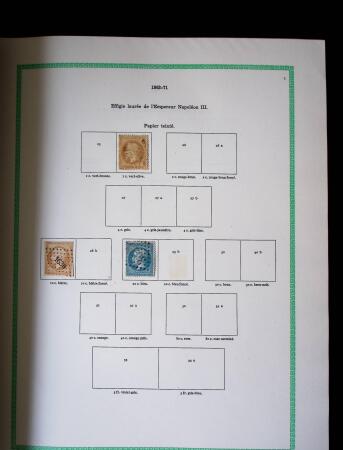 1849-1876, collection sur pages d'album de classiques