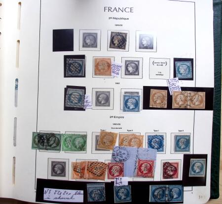 1849-1970, Lot de France avec de bonnes trouvailles
