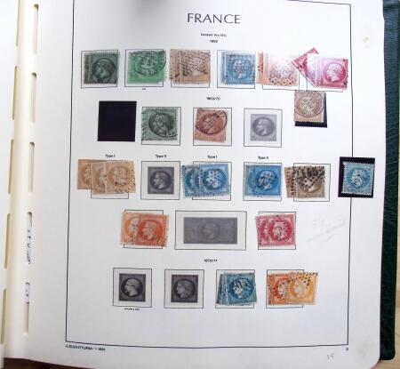 1849-1970, Lot de France avec de bonnes trouvailles