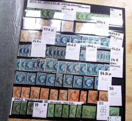 1849-1970, Lot de France avec de bonnes trouvailles