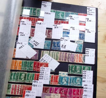1849-1970, Lot de France avec de bonnes trouvailles