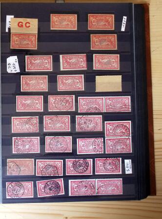 1849-1975, Collection en 9 classeurs, neufs et oblitérés,