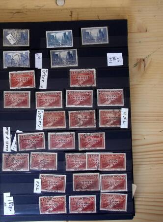 1849-1975, Collection en 9 classeurs, neufs et oblitérés,