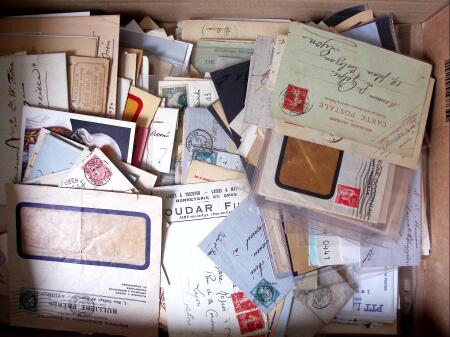 1800-1965, Ensemble de +700 lettres commençant par