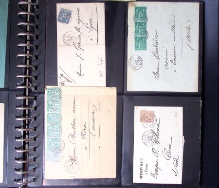 1800-1965, Ensemble de +700 lettres commençant par